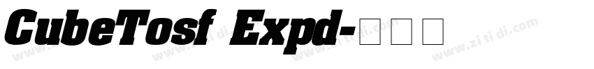 CubeTosf Expd字体转换